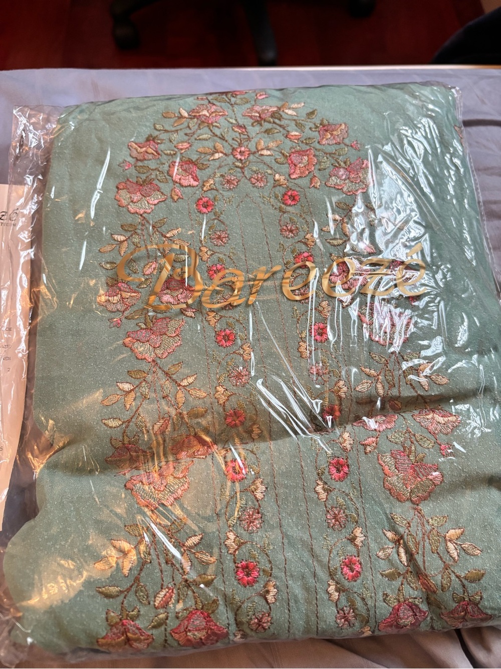 Pakistani Suit Material Sage Green
